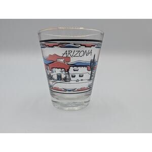 Vintage Tourist Souvenir Vacation Colletable Arizona Shot Glass